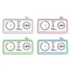 Alarm Clock 3 Levels Brightness Portable Modern Day Week Month Display Timer