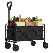 Foldable Garden Wagon Cart Portable Camping Trolley Beach or shopping multi-func