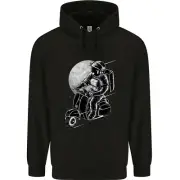 Astro Scooter Spaceman Biker Motorcycle MOD Childrens Kids Hoodie