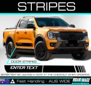 AM SIDE DOOR stripes decals stickers fit 2022 - 2025 Ford Ranger Raptor Next Gen