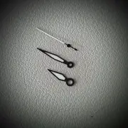 HANDS SET KUNAI STYLE BLACK MATTE BGW9 / SEIKO MOD SKX SKX007 NH35 NH36 NH34