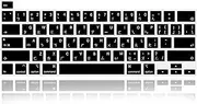 MMDW Taiwanes Chinese Silicone Keyboard Cover Skin for MacBook Pro 16 inch A2141 2019+,for MacBook Pro 13 with Magic Keyboard &for MacBook Pro M1 Chip A2338/A2251/A2289 2020+ US Version