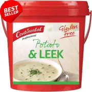 Continental Gluten Free Potato Leek Soup Mix 1.7Kg Professional Quality