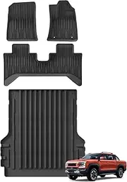 Foot Mats & Truck Bed Mat for BYD Shark 6 2025 2024 Heavy Duty TPE Floor Mats Bed Liner 4WD Ute Car Mats Accessories - Only Fit Right Hand Drive