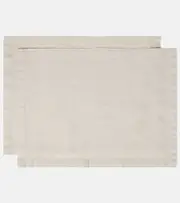 [Once Milano] Once Milano Set of 2 linen placemats One Size neutrals