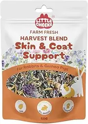 Farm Fresh Harvest Blend Skin & Coat Support 50g for Rabbits& Guinea Pigs
