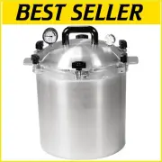 Durable 25QT Pressure Cooker & Canner - Safety Sealing System for Home Canning