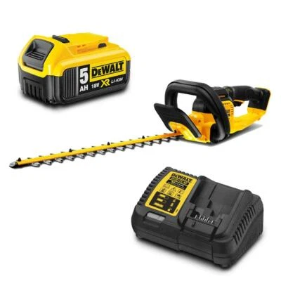 DeWalt 18V 5.0Ah XR Li-ion Cordless Brushless 550mm Hedge Trimmer Combo Kit