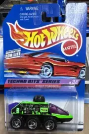 Hot Wheels Radar Ranger Techno Bits Series New 1997 Neon Green 1:64