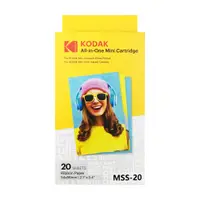 在飛比找蝦皮商城優惠-KODAK 柯達 2x3 相片貼紙一體式墨盒*20張 (MS