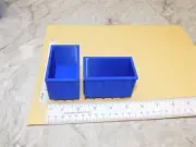 Pair Tonka Custom 3D Printed Plastic Blue Tiny Tonka Cargo Bin TKP-202B-2
