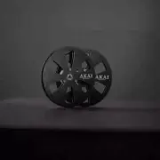One Pair black TAPE REEL Akai 7" inch Light Metal Aluminum Take Up Reel