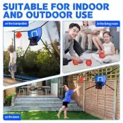 Trampoline Basketball Hoop with Mini Basketballs Trampoline Accessories