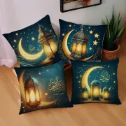 Polyester Cushion Cover Printed Pattern Pillow Cases Muslim Gift