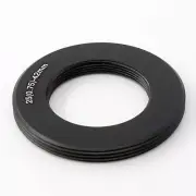 Metal Adapter M25 x0.75 for NIKON CFI Microscope Objective to Male M42 X1 Flat