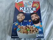 Kelce Mix Cereal Reese's Puffs Cinnamon Toast Crunch Lucky Charms Travis Jason
