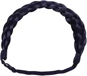 DONFAMDS Wig Braids High Temperature Wire Classic Braided Hair Piece Flexible Band Design for All Head for Photo Shoots Special Occasions