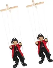 Cute Pirate Marionette Puppets Pack Interactive String Marionettes for Boys and Girls Birthday