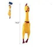 Screaming Rubber Chicken Pet Dog Bite Toy Squeaker Squeaking Shrilling Chicken