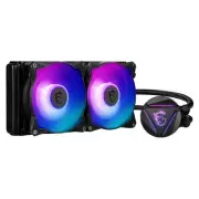 MAG Series CORELIQUID 240R, aRGB CPU Liquid Cooler (AIO): Rotatable Blockhead...