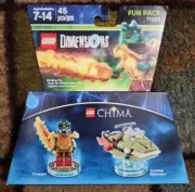 LEGO Dimensions #71223 Legends of Chima Fun Pack Cragger/Swamp Skimmer NEW Seale