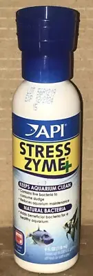 API Stress Zyme 4oz bottle • Keeps Aquariums Clean •