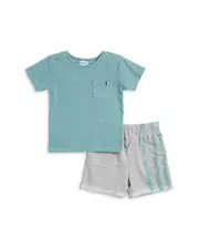Splendid Boys' Ripple Wave Tee & Shorts Set - Little Kid