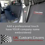 TOYOTA HILUX INVINCIBLE 2013 REAR SEAT COVERS INC EMBROIDERY 140 BEM