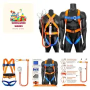 Full Body Safety Harness Tool Fall Protection，OSHA/ANSI Compliant,ASTM F1774c...
