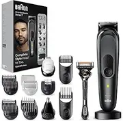 Braun All-In-One Styling Set Series 7 MGK7491 17-in-1 Set for Beard, Hair, Body Grooming and More