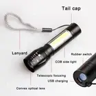USB Rechargeable Mini Police LED Flashlight High Power Prof X9S1 Q6A8 C9O7 E5J5
