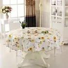 PVC Round Table Cloth Table Cloths Waterproof Anti Hot-Table Cover 152-180cm/AU