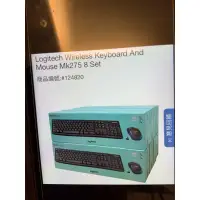 在飛比找蝦皮購物優惠-好市多 羅技 無線鍵盤滑鼠組合 Logitech MK275