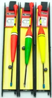 3 x Garfish Herring Pre-Rigged Fishing Floats Bobbers Bite Indicators Float
