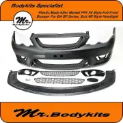 Plastic FPV F6 Style Front Bumper For Ford Falcon BA BF Sedan Wagon Ute