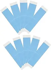 Beavorty 10pcs Wig Patch Double Sided Adhesive Tape 2 Sided Tape Wig Tape Hair Ribbons Double Side Tape Waterproof Stickers Clear Duct Tape Clear Double Sided Tape Sky-Blue Pu