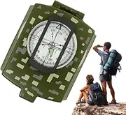 Portable Pocket Compass,Waterproof Fluorescent Sighting Compass - Simple and Stylish Outdoor Equipment for Field Practice, Camping, Boating, Mountaineering, Exploration