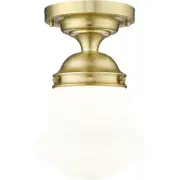 Z-Lite 735F10-LG Vaughn 1 Light 10.5 inch Luxe Gold Flush Mount Ceiling Light