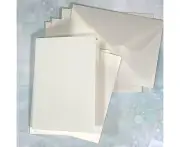 White Blank Cards & Envelopes 350gsm