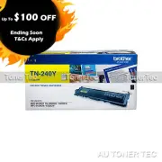 Brother Genuine TN240Y YELLOW Toner->HL3040CN MFC9320CW DCP9010CN MFC9325CW 1.4K