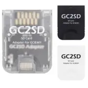 For GameCube Wii GC2SD Micro SD Memory Card Adapter 512GB TF Card Reader Adaptor