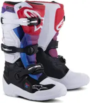 Alpinestars Tech 7S Rainbow, boots youth , color: Red/Blue/Light Grey , size: 5 US