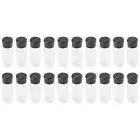 20Pcs/Set 100Ml Spice Salt Pepper Shakers Black Seasoning Jar Can Pepper9311