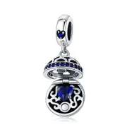925 Sterling Silver Zircon Pendant With Parts