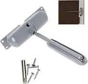 Vogueing Tool Automatic Door Closer Heavy Duty Adjustable Spring Loaded Door Closer Surface Mount Hydraulic Door Closer Grey