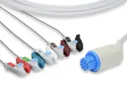 Replacement for LIGHT MONITOR DIRECT-CONNECT ECG CABLES PINCH/GRABBER (for