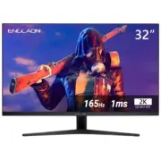 ENGLAON 32" 2K QHD Frameless Gaming Monitor FreeSync RGB Light Tilt Pivot Swivel