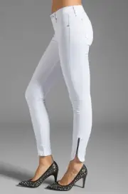 NWT WOMEN'S RAG & BONE STRETCH JEAN MACARTHUR BRIGHT WHITE STY#W15490026 SIZE:27