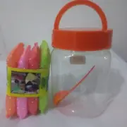 Spice Container Jars Plastic Storage Seasoning Kitchen Clear Bottle Salt New