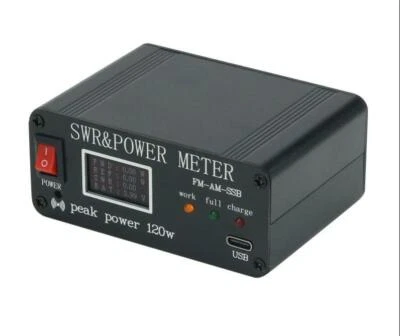 1.8MHz-50MHz SWR Power Watt Meter SWR & Power Meter Peak Power 120W